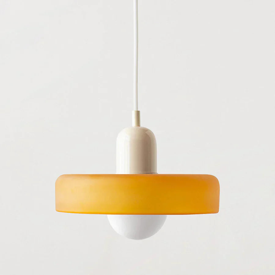Scandinavische Hanglamp Met Glazen Afwerking