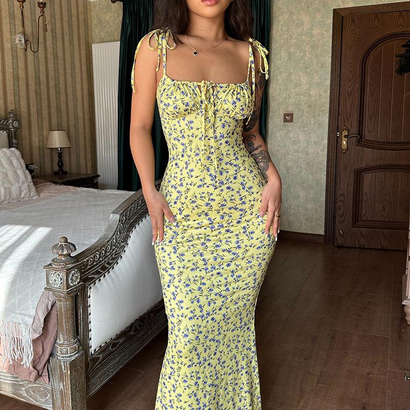 Sophia - Bloemen Swing Maxi Jurk
