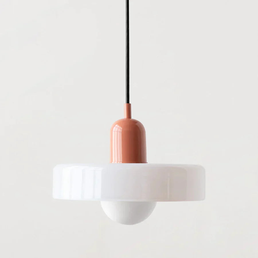 Scandinavische Hanglamp Met Glazen Afwerking