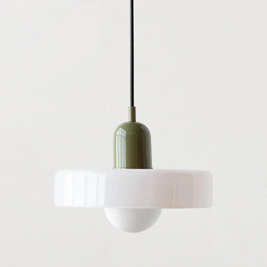 Scandinavische Hanglamp Met Glazen Afwerking