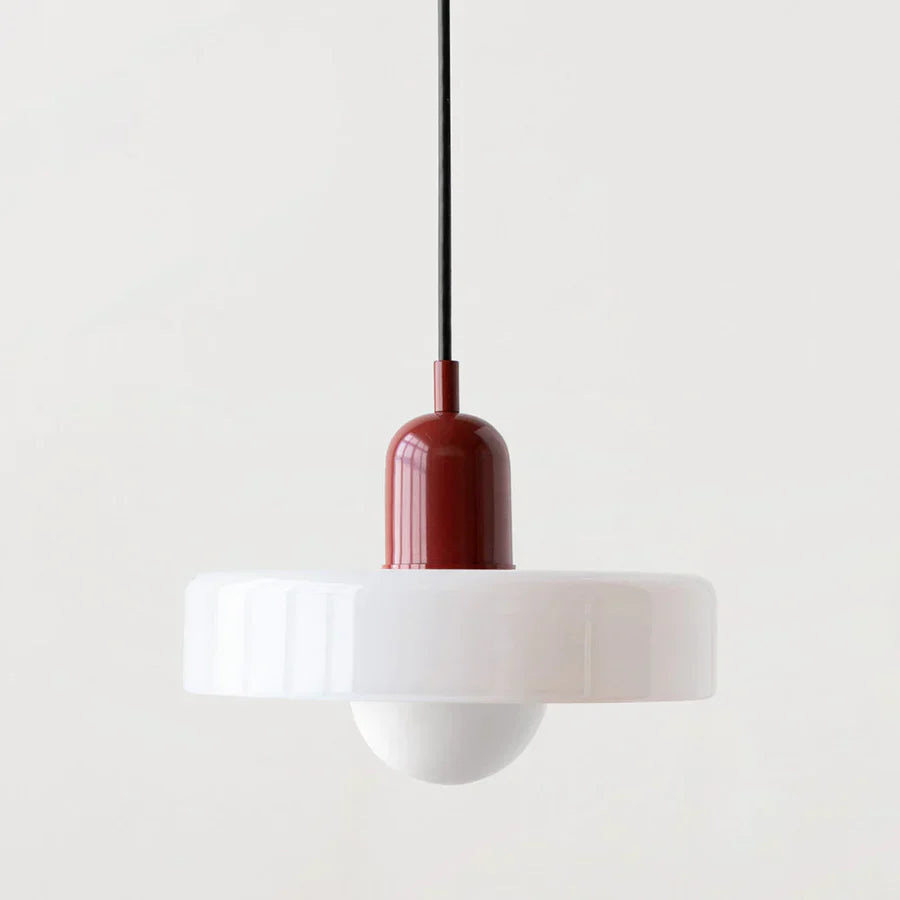 Scandinavische Hanglamp Met Glazen Afwerking