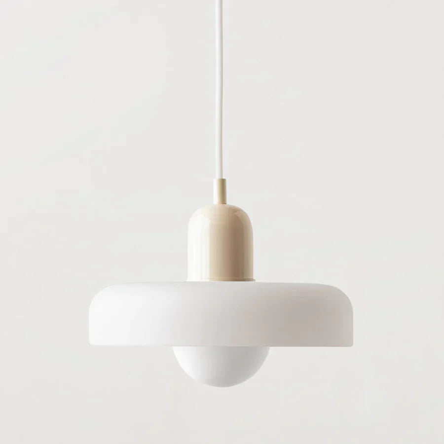 Scandinavische Hanglamp Met Glazen Afwerking
