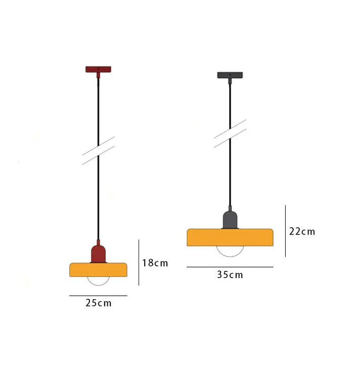 Scandinavische Hanglamp Met Glazen Afwerking