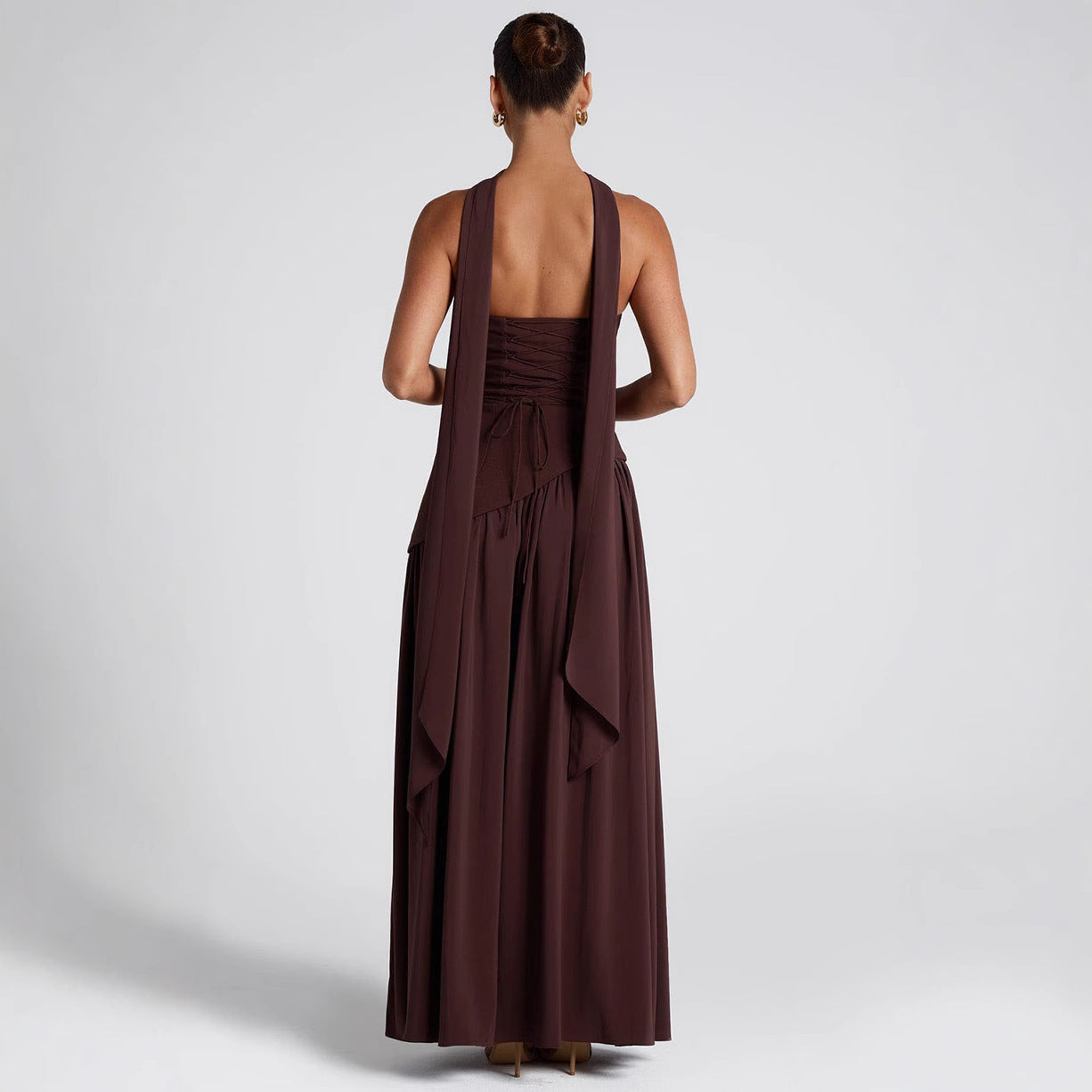 Rocío - Avondjurk met Strapless Bovenlijfje en Zijsplit voor Dames