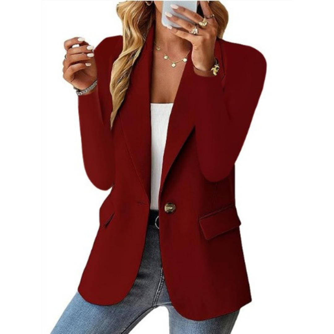 Ella - Elegante blazer met één knoop en getailleerde pasvorm