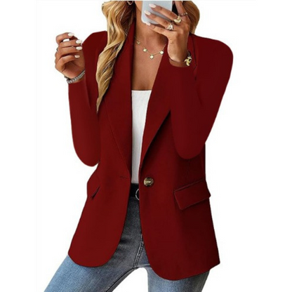 Ella - Elegante blazer met één knoop en getailleerde pasvorm