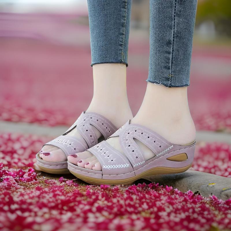 Eszter - Open Teen Sandaal met Platform Zool