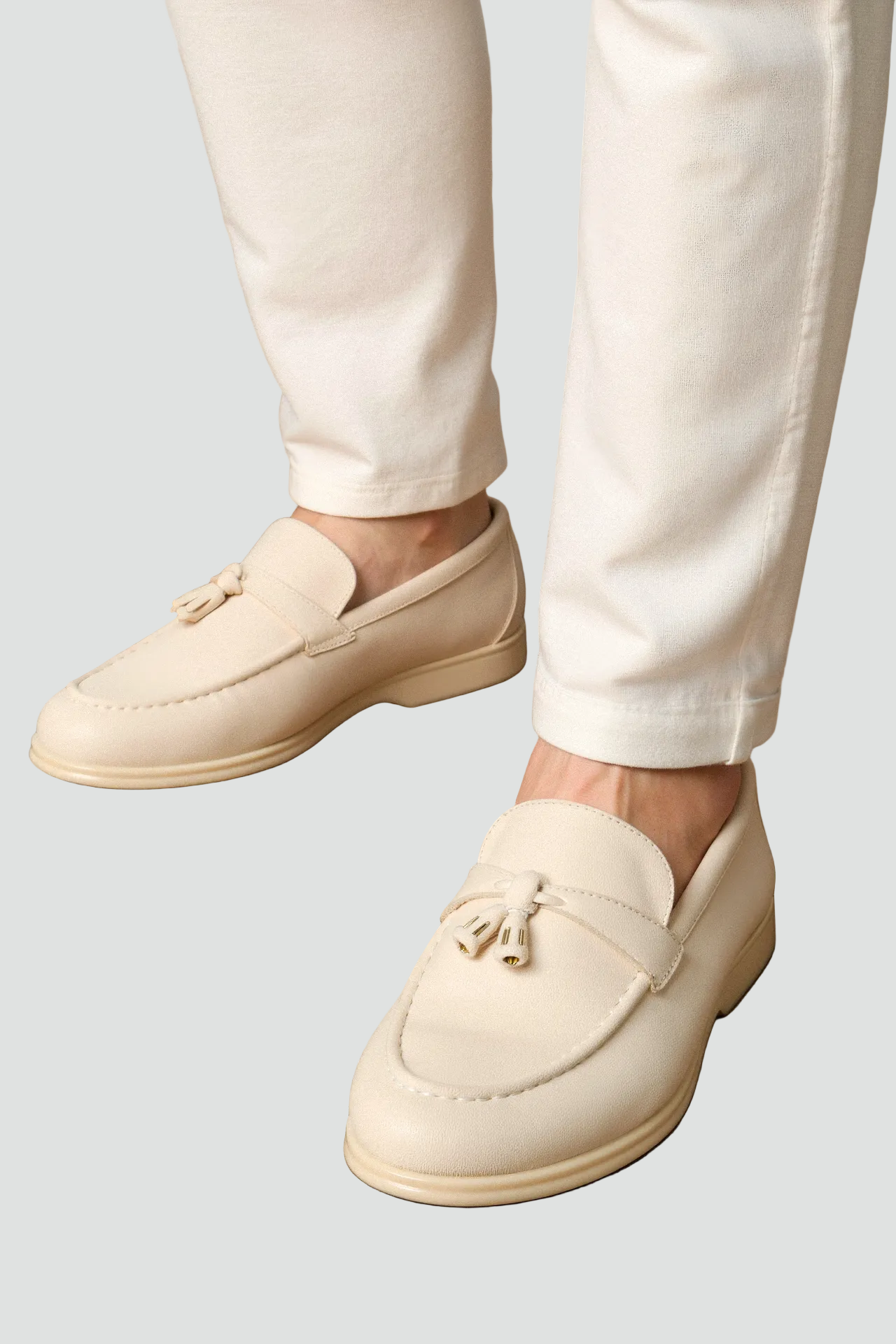 Heren Loafers Met Kwasten En Instapmodel