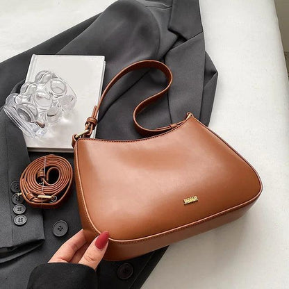 Lucja – Leren Schoudertas met Verstelbare Strap voor Dames