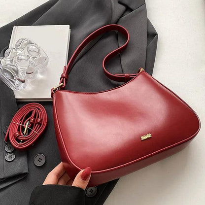 Lucja – Leren Schoudertas met Verstelbare Strap voor Dames