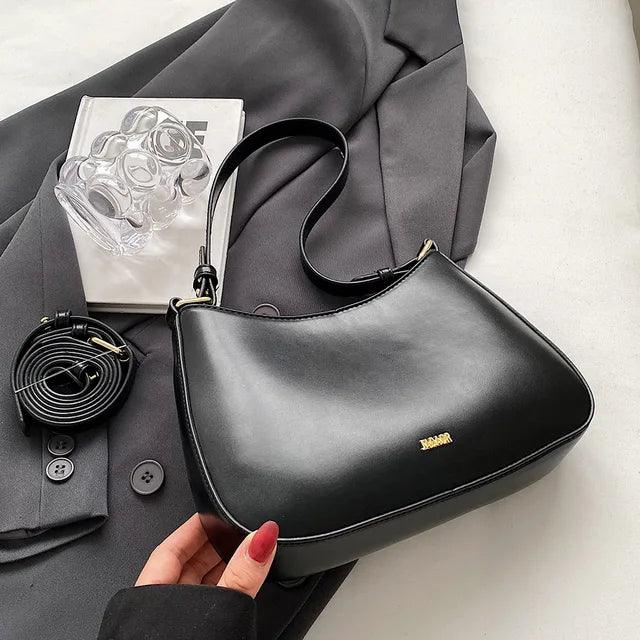 Lucja – Leren Schoudertas met Verstelbare Strap voor Dames
