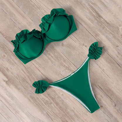 Amira - Push-Up Bikiniset met ruches