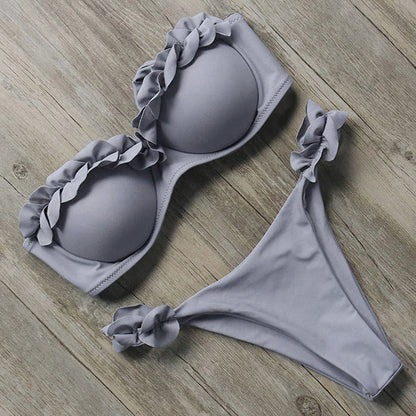Amira - Push-Up Bikiniset met ruches