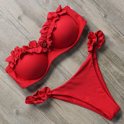 Amira - Push-Up Bikiniset met ruches