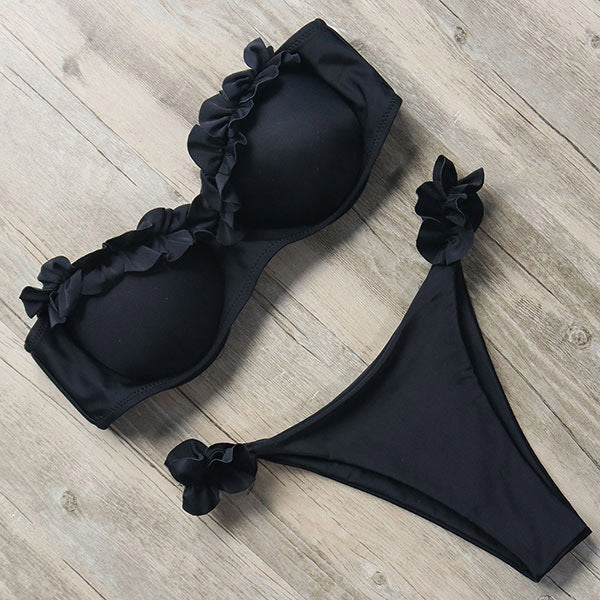 Amira - Push-Up Bikiniset met ruches