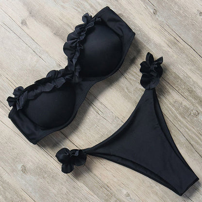 Amira - Push-Up Bikiniset met ruches