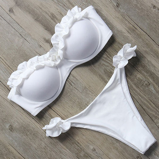Amira - Push-Up Bikiniset met ruches