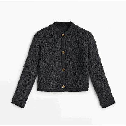 Warm Gebreide Dames Vest Chunky Winter Cardigan