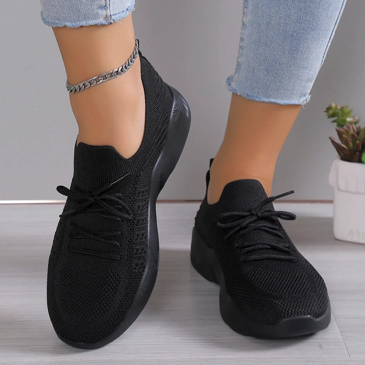 Viktoria - Lichtgewicht ademende sneakers van mesh voor dames