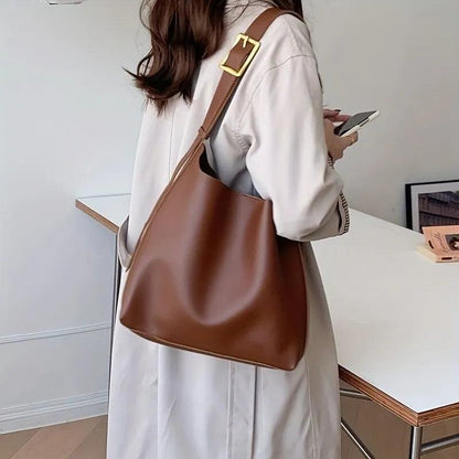 EVA Elegante Leren Schoudertas – Premium Werk- & Weekendtote