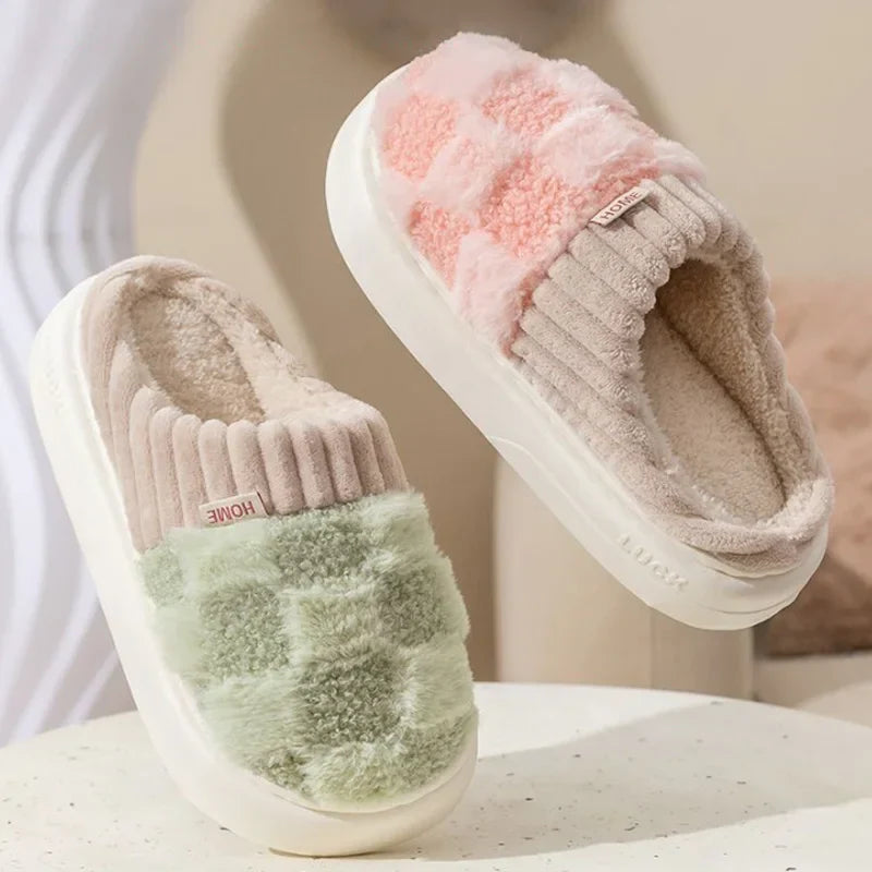 Zachte Winter Pantoffels voor Vrouwen met Comfortabele Dikke Zool
