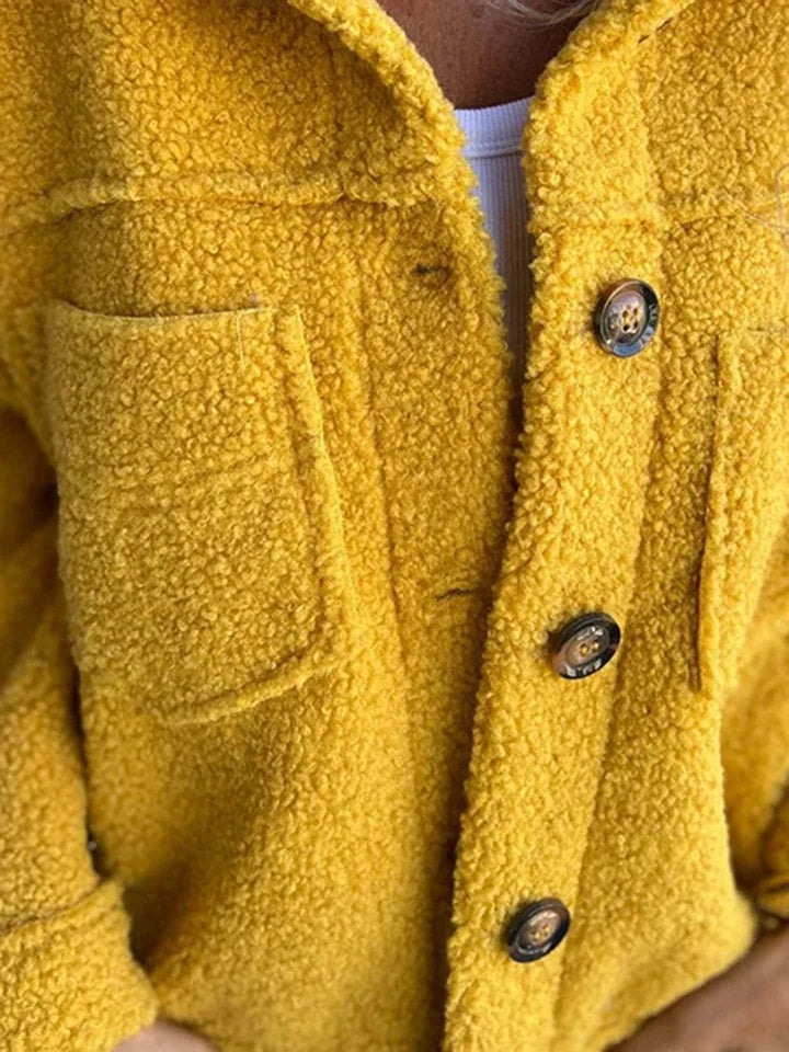 Winterse Oversized Teddy Jas voor Dames