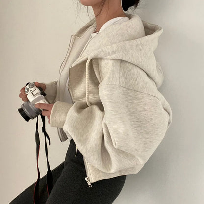 Jozefina - Oversized Zip-Up Hoodie voor dames