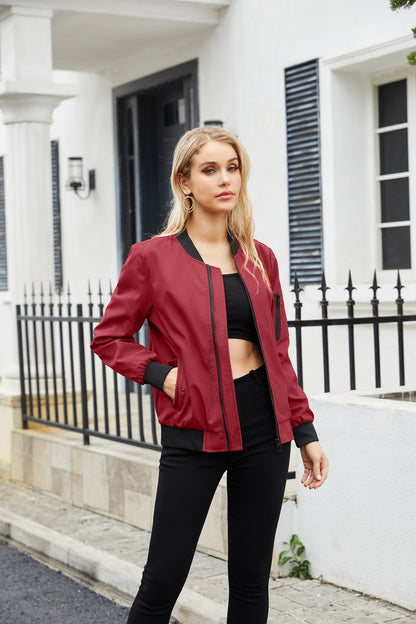 Nadine - Bomberjack met Utility Zakdetail