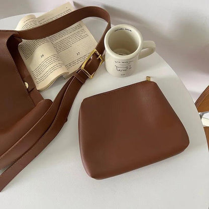 EVA Elegante Leren Schoudertas – Premium Werk- & Weekendtote