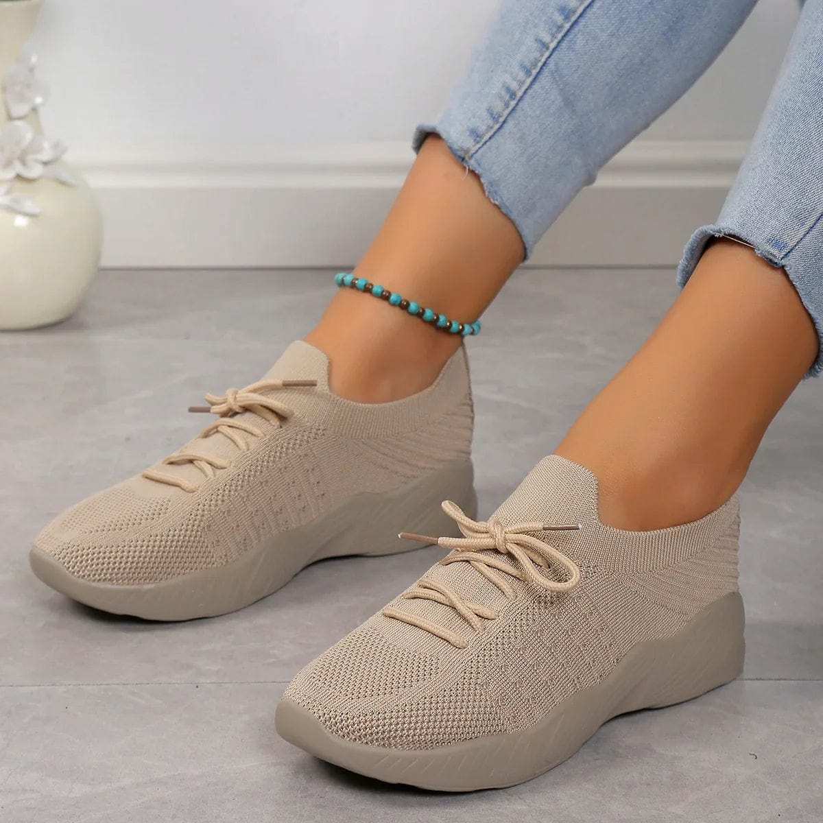 Viktoria - Lichtgewicht ademende sneakers van mesh voor dames