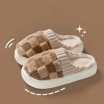 Zachte Winter Pantoffels voor Vrouwen met Comfortabele Dikke Zool