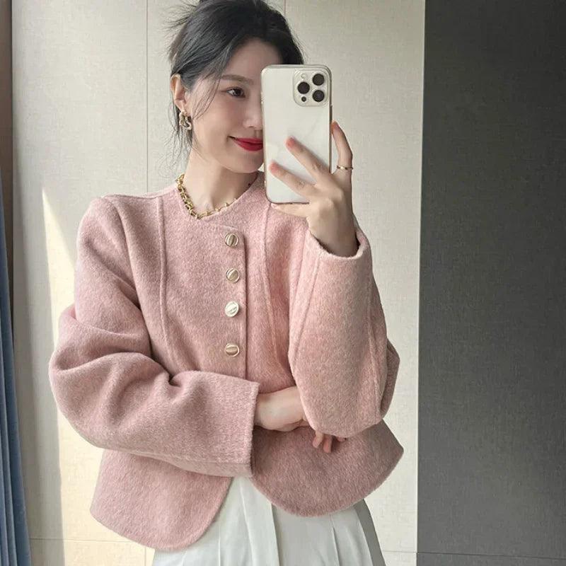 Elodie - Dames Blazer met Knopen en Getailleerde Pasvorm