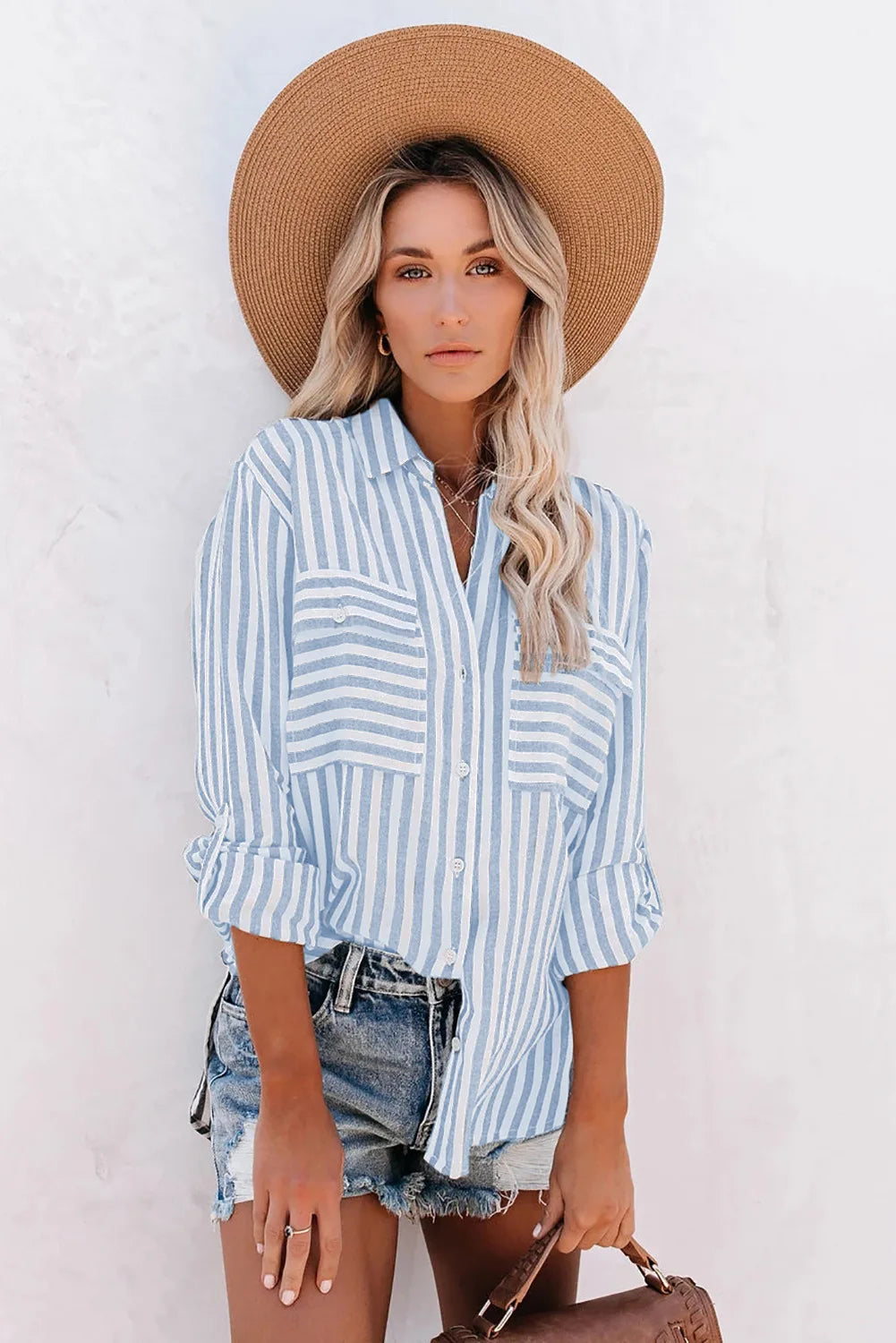 Madeline - Gestreepte blouse met lange mouwen