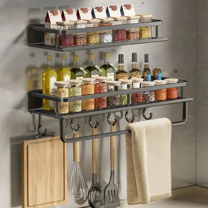 Wandrek Ruimtebesparende Organizer voor een Stijlvolle Keuken