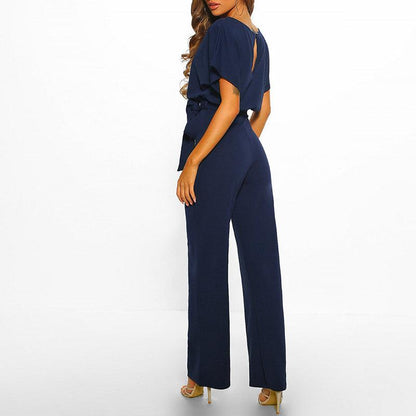 Annette - Jumpsuit met Korte Mouwen