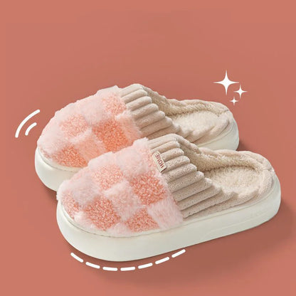 Zachte Winter Pantoffels voor Vrouwen met Comfortabele Dikke Zool