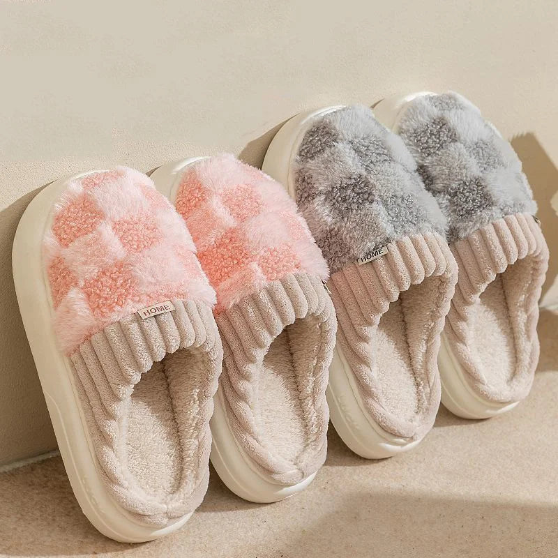 Zachte Winter Pantoffels voor Vrouwen met Comfortabele Dikke Zool