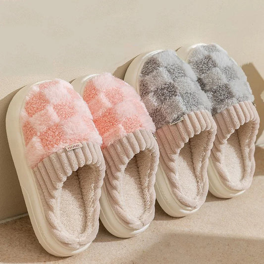 Zachte Winter Pantoffels voor Vrouwen met Comfortabele Dikke Zool