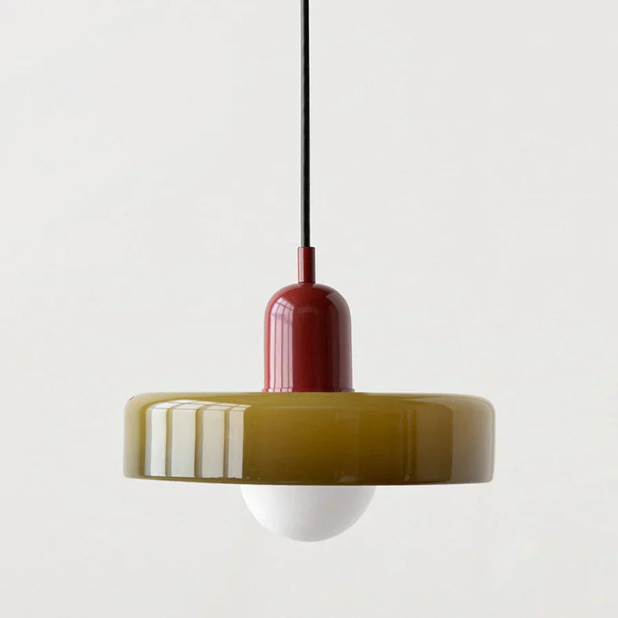Scandinavische Hanglamp Met Glazen Afwerking