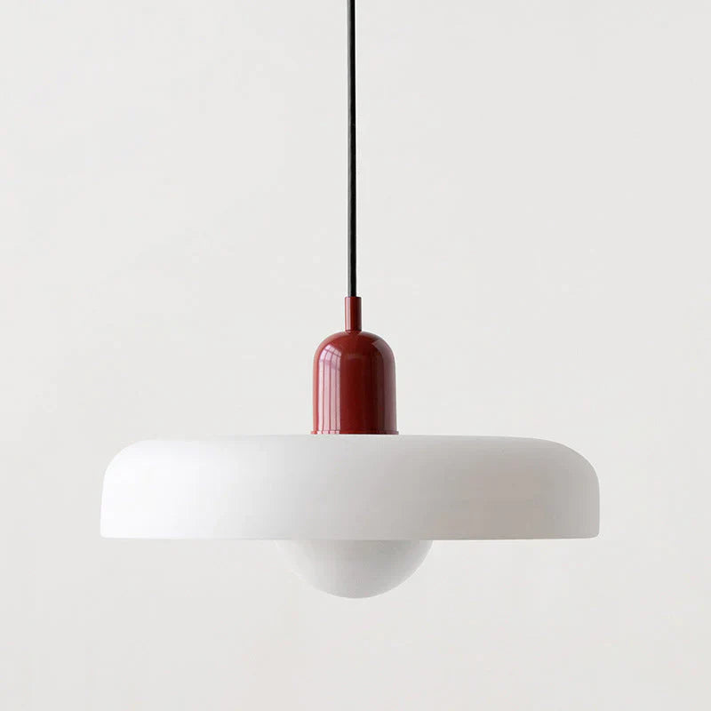 Scandinavische Hanglamp Met Glazen Afwerking