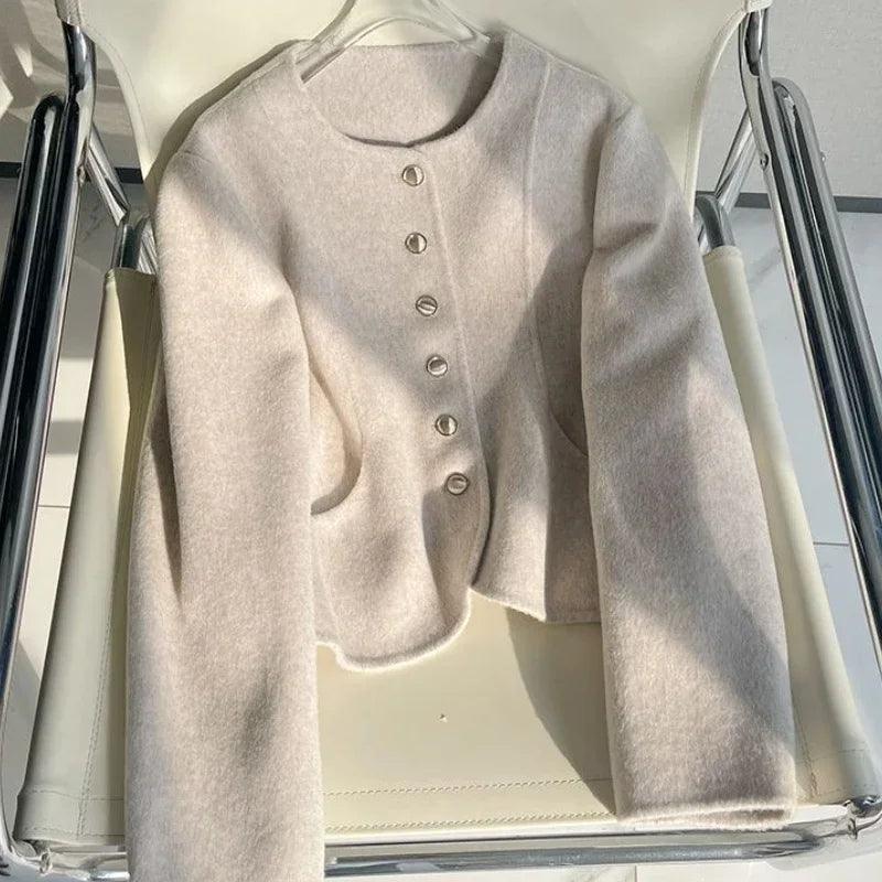 Elodie - Dames Blazer met Knopen en Getailleerde Pasvorm