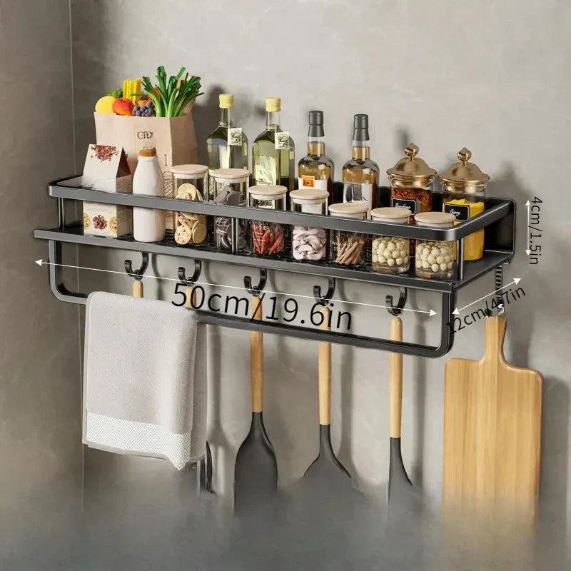 Wandrek Ruimtebesparende Organizer voor een Stijlvolle Keuken
