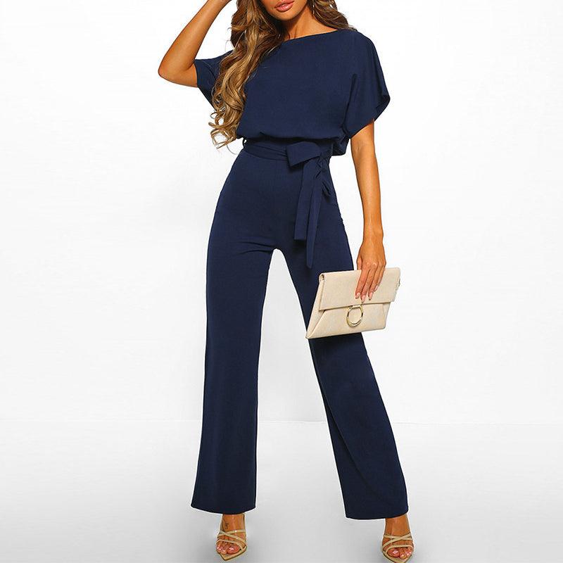Annette - Jumpsuit met Korte Mouwen