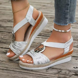 Lidija - Sandalen met platform en verstelbare bandjes