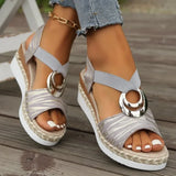 Lidija - Sandalen met platform en verstelbare bandjes