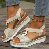 Lidija - Sandalen met platform en verstelbare bandjes