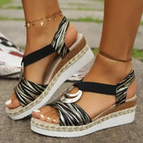 Lidija - Sandalen met platform en verstelbare bandjes
