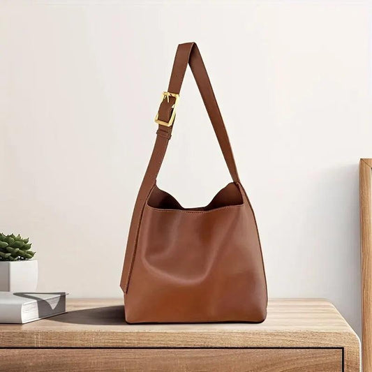 EVA Elegante Leren Schoudertas – Premium Werk- & Weekendtote