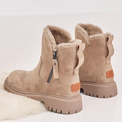Robuuste Dames Plateau Winterlaarzen met Anti-Slipzool