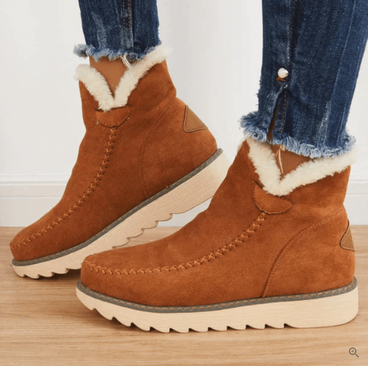 Gevoerde Dames Winterlaarzen Waterdichte Snowboots